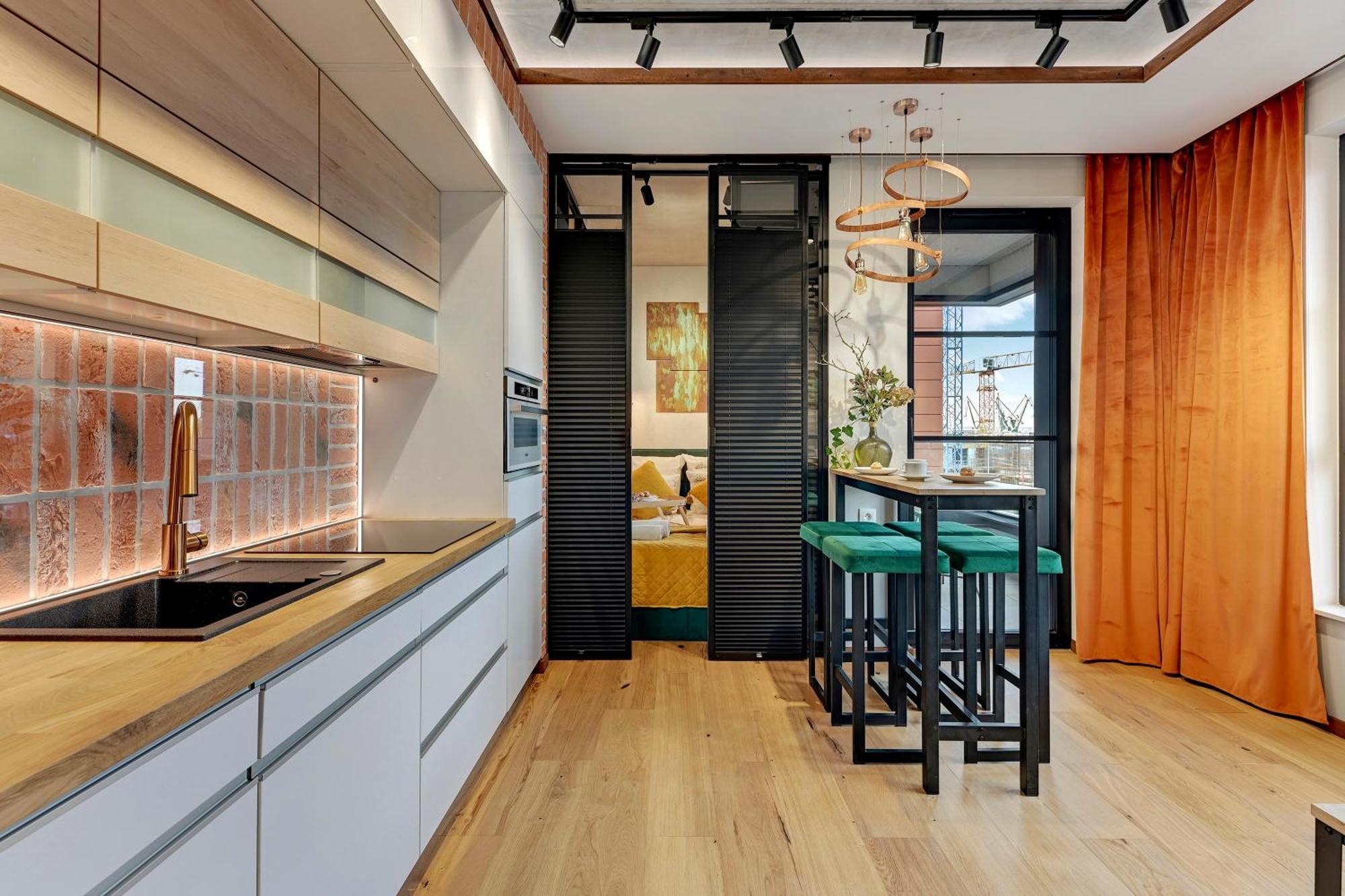 Doki Living & Foodhall By Downtown Apartments غدانسك الغرفة الصورة